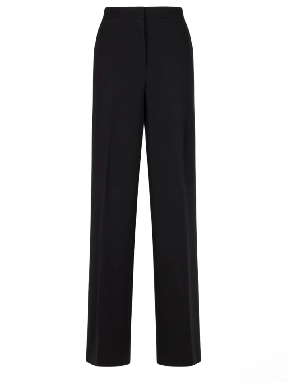 MaxMara Biada Black High Waisted Straight Trousers flawed